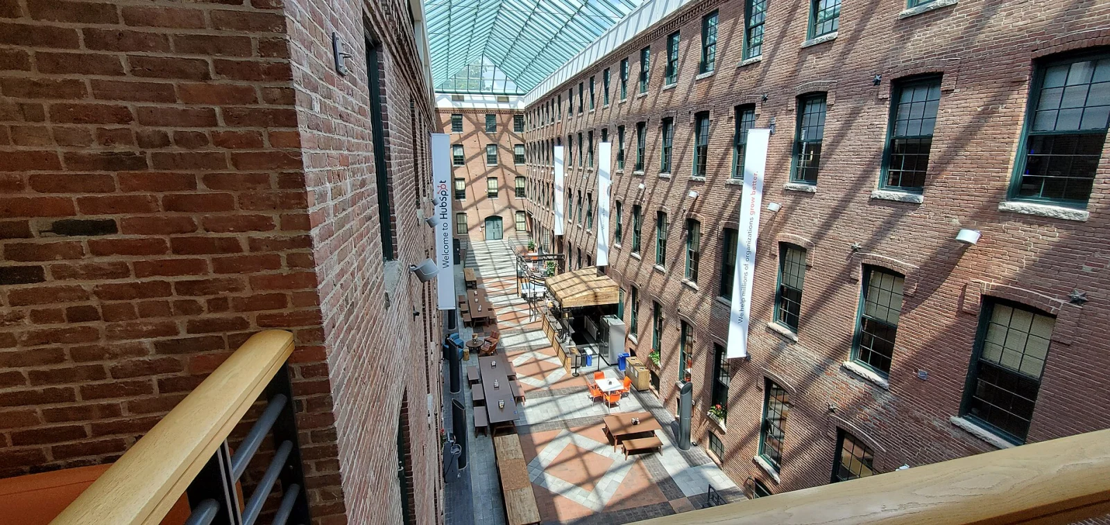 HubSpot headquarters atrium